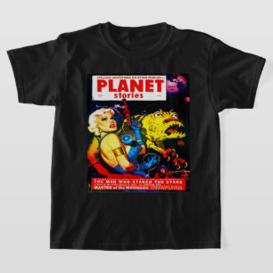 QUIRKY 1950er RETRO SCI FI PULP COMIC T-Shirt