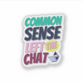 Quirky Aesthetic Sticker (Vorderseite)