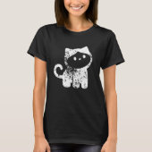 Quirky-Affe im Cat-Anzug Minimal T-Shirt (Vorderseite)