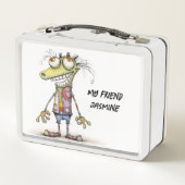 Quirky Alligator Metall Brotdose (Rückseite)