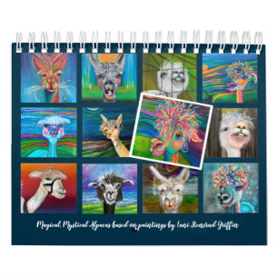 Quirky Alpaca Kalender mit Geschichten 20z
