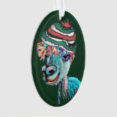 Quirky Alpacas-Acryl-Ornament 2019c Ornament (Vorderseite)