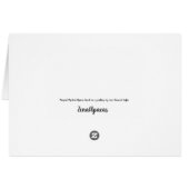 Quirky Alpacas Frohe Weihnachtskarte 19-4 (Rückseite Horizontal)