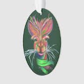 Quirky-Alpakas-Acryl-Ornament 2019b Ornament (Vorderseite)