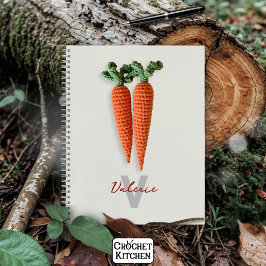 Quirky Amigurumi Minimalistisch Crochet Carrots Na Notizblock