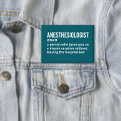 Quirky Anästhesiologe Definition Button (Insitu)