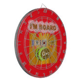 Quirky Art Print Dartscheibe (Vorderseite Links)