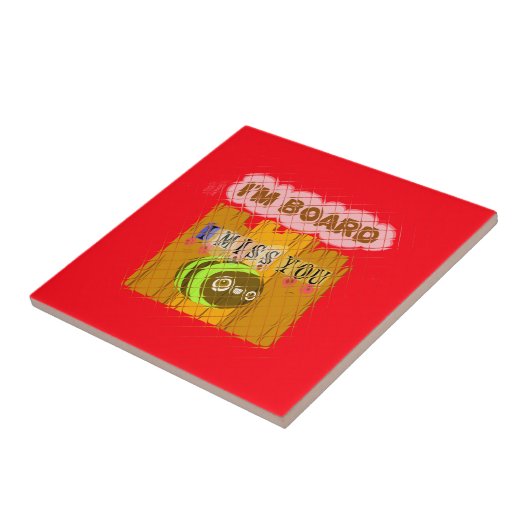 Quirky Art Print Fliese (Seite)