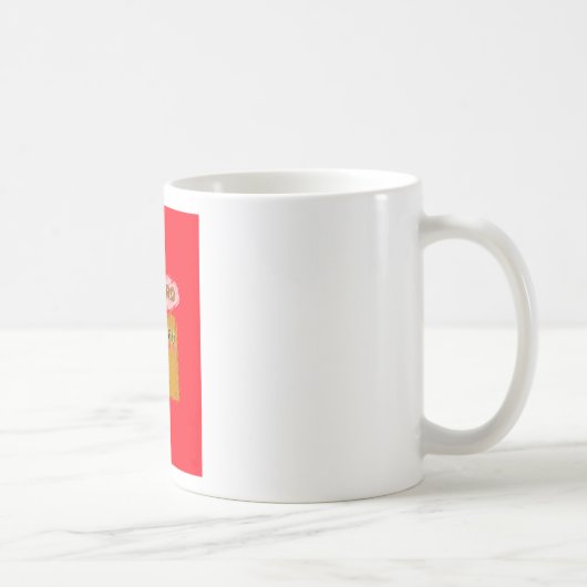 Quirky Art Print Kaffeetasse (Rechts)