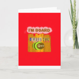 Quirky Art Print Karte