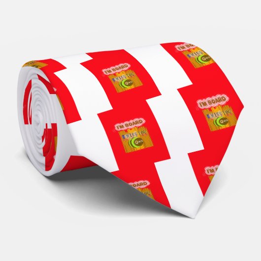 Quirky Art Print Krawatte (Gerollt)