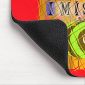 Quirky Art Print Mousepad (Ecke)