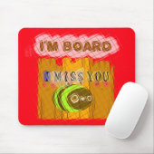 Quirky Art Print Mousepad (Mit Mouse)