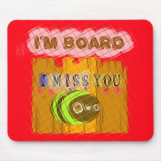 Quirky Art Print Mousepad (Vorne)