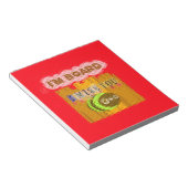 Quirky Art Print Notizblock (angewinkelt)