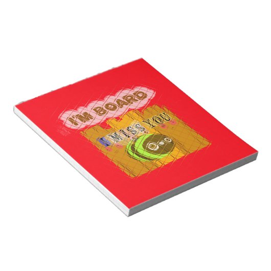 Quirky Art Print Notizblock (angewinkelt)