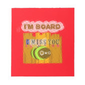 Quirky Art Print Notizblock (Vorderseite)