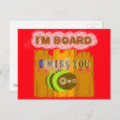 Quirky Art Print Postkarte (Vorne/Hinten)