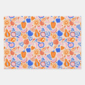 Quirky ästhetisches Fruchtfutter Geschenkpapier Set (Vorderseite 3)