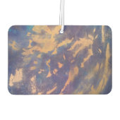 Quirky-Auto | Lila Blue Gold Paint Spritzer Autolufterfrischer (Rückseite)