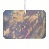 Quirky-Auto | Lila Blue Gold Paint Spritzer Autolufterfrischer (Vorderseite)