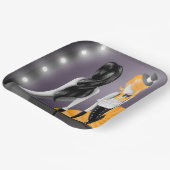 Quirky Ballerina & Dancer Reflexion Pappteller (Gewinkelt)