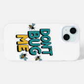 Quirky Bee Pun - Bug Me Artwork nicht Case-Mate iPhone Hülle (Rückseite (Horizontal))