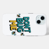 Quirky Bee Pun - Bug Me Artwork nicht Case-Mate iPhone Hülle (Rückseite (Horizontal))