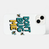 Quirky Bee Pun - Bug Me Artwork nicht iPhone Hülle (Rückseite (Horizontal))