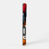 Quirky Bird Squad Anime Phone Case iPhone 16 Hülle (Rechte Seite)