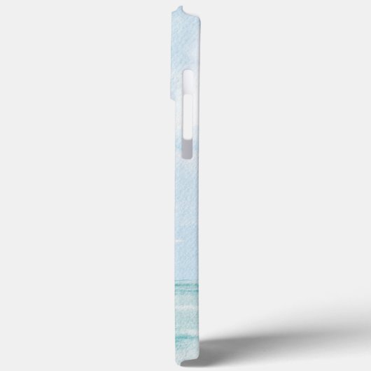 Quirky blaue Strandhütte Hütte Case-Mate iPhone Hülle (Rückseite / Links)