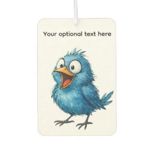 QUIRKY BLAUER VOGEL AUTOLUFTERFRISCHER