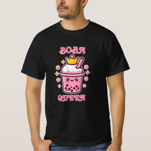 Quirky Boba Tea T - Shirt für Bubble Teeliebhaber
