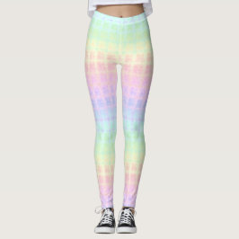 Quirky Boho Kawaii Niedlich Funky Pastel Rainbow K Leggings