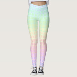 Quirky Boho Kawaii Niedlich Funky Pastel Rainbow K Leggings