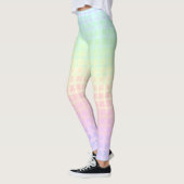Quirky Boho Kawaii Niedlich Funky Pastel Rainbow K Leggings (Links)