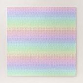 Quirky Boho Kawaii Niedlich Funky Pastel Rainbow K Puzzle (Horizontal)