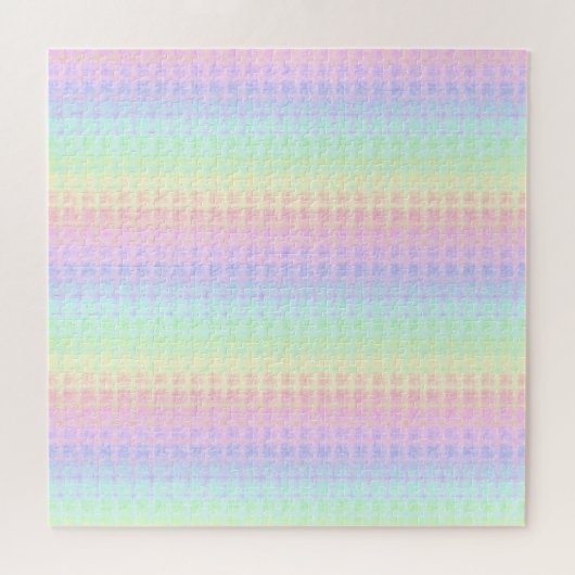 Quirky Boho Kawaii Niedlich Funky Pastel Rainbow K Puzzle (Horizontal)