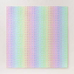 Quirky Boho Kawaii Niedlich Funky Pastel Rainbow K Puzzle