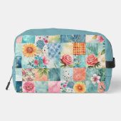 Quirky Boho Patchwork Muster machen Tasche (Rückseite)