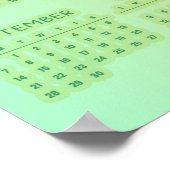 Quirky Boy & Dinosaur Cartoon Poster (Ecke)