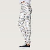 Quirky Cartoon Bird Pattern Leggings (Links)