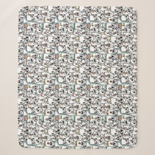 Quirky Cartoon Llama Herd Doodle Sherpadecke