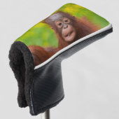Quirky-Charme eines Orangutan-Babys Golf Headcover (3/4 Vorderseite)