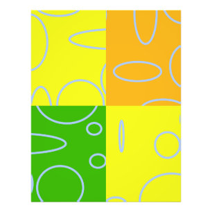 Quirky Chic Modern Abstrakt Popcorn Anime Loops Fotodruck