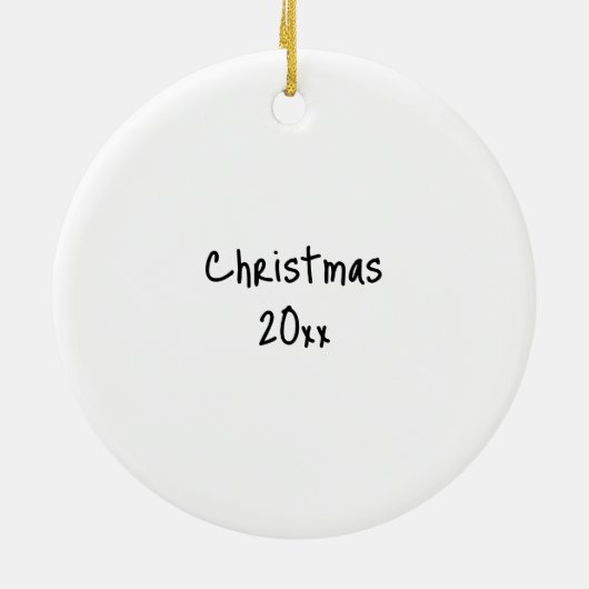 Quirky Christmas Angel Moderner Art Style Keramik Ornament (Hinten)