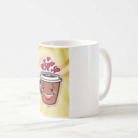 Quirky Coffee Cup Kaffeetasse (VorderseiteRechts)