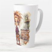 Quirky Coffee Lady 1. Cup Latte Tasse (Rechte Ecke)
