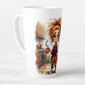 Quirky Coffee Lady 1. Cup Latte Tasse (Linke Ecke)