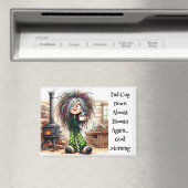 Quirky Coffee Lady Fast Human Magnet (In Situ (Geschirrspüler))